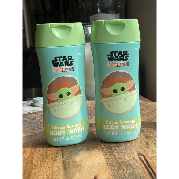 Star Wars Mandalorian Body Wash 8 Fl Oz Each SET OF 2 Citrus Scented - Picture 1 of 2